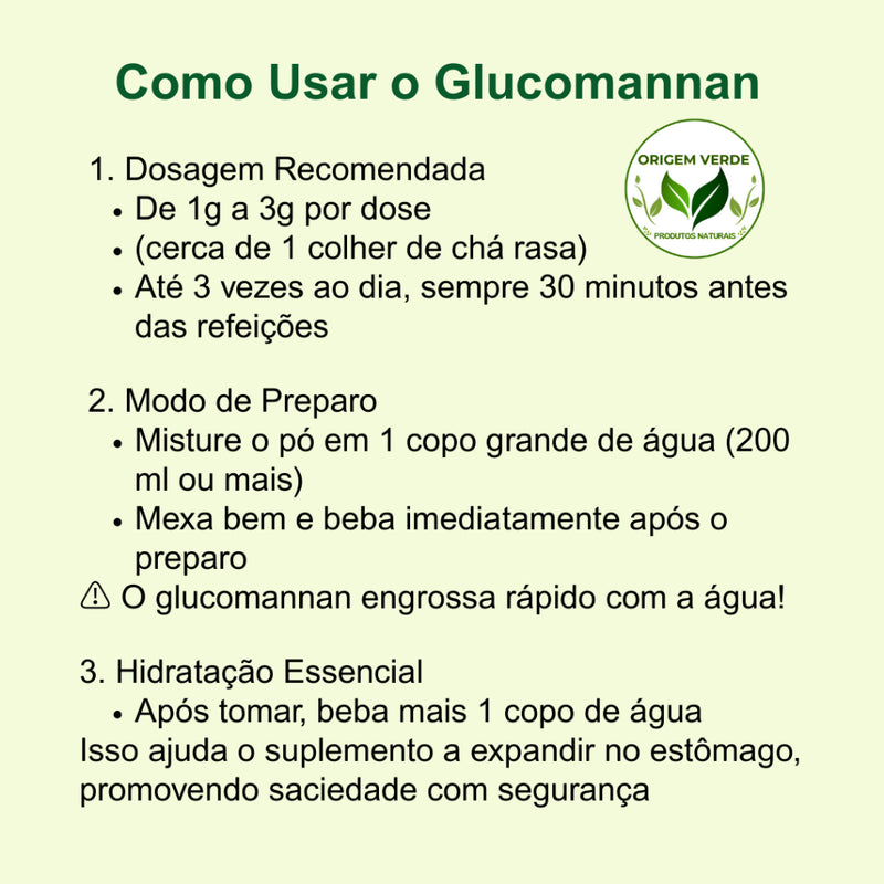 Kit Glucomannan + Psyllium - Funciona Intestino 100% Natural - Origem Verde