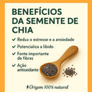 Semente De Chia Safra Nova  - Produto Excelente Premium - Origem Verde