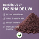 Farinha de Uva em pó 100% pura Safra Premium - Origem Verde