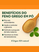 FENO-GREGO EM PÓ 100% PURO NATURAL - Origem Verde