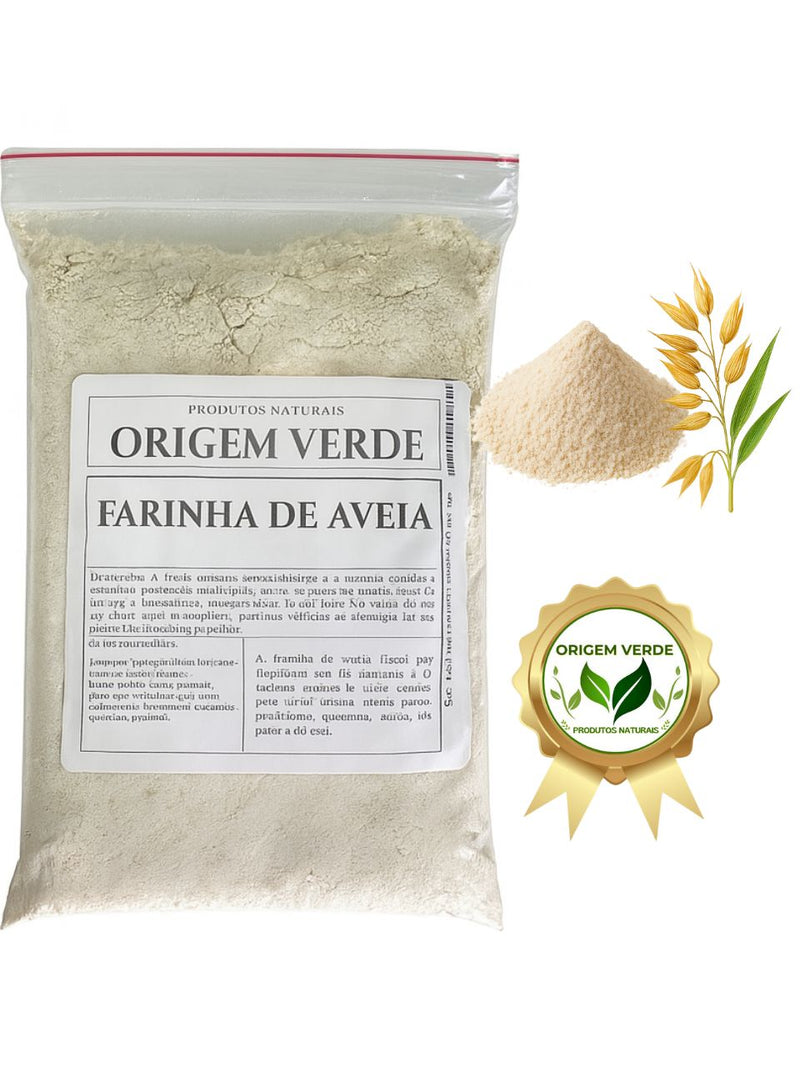 Farinha de Aveia Pura - Alta Qualidade Origem Verde