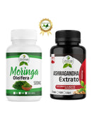 Ashwagandha + Moringa em Cápsulas Pura - Origem Verde