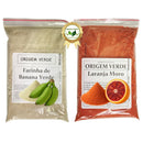 Kit farinha da banana verde + Laranja Moro - Qualidade Premium Origem Verde