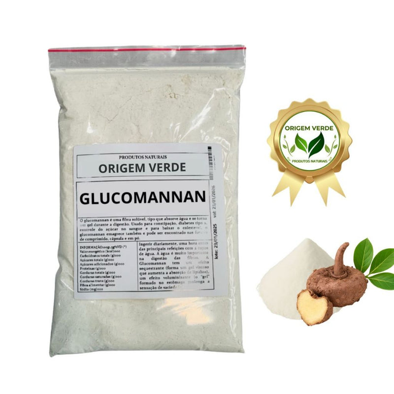 Kit Glucomannan + Psyllium - Funciona Intestino 100% Natural - Origem Verde