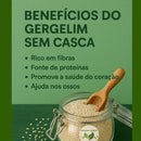 Gergelim Natural – Sem Casca Qualidade Premium - Origem Verde
