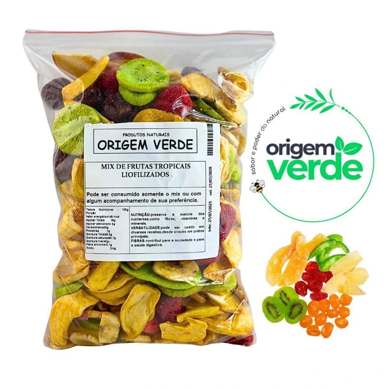Mix Frutas Tropicais Liofilizados Chip’s Premium 100% Natural